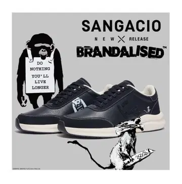 SANGACIO 스니커즈 뱅크시 콜라보
