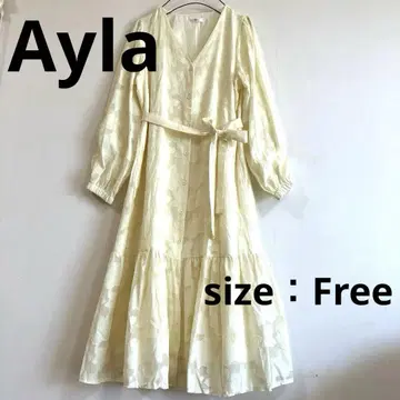 Ayla 아이라 롱 셔츠 원피스 플라워 레이스 드레스