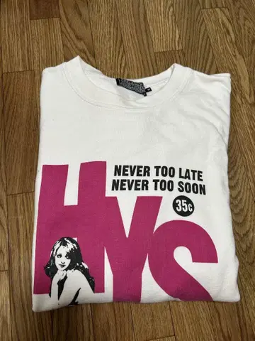 HYSTERIC GLAMOUR 맨투맨 트레이닝복 화이트 M