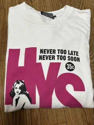 HYSTERIC GLAMOUR 맨투맨 트레이닝복 화이트 M