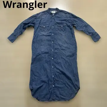 구제 의류 Wrangler  데님 롱 셔츠 원피스 FREE