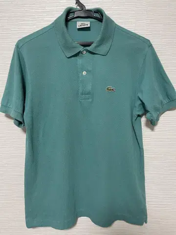 LACOSTE 블루그린 피케 셔츠 사이즈 3