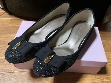다이애나 플랫슈즈 25cm 블랙