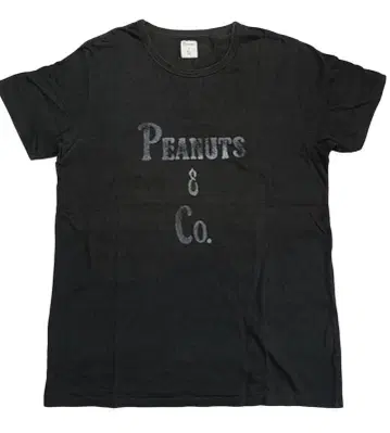 Peanuts & Co. 피넛 컴퍼니 블랙 티셔츠