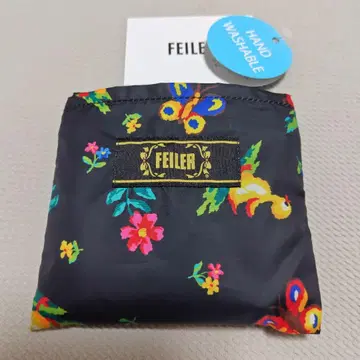 페일러 하이지 패턴 휴대용 백 블랙