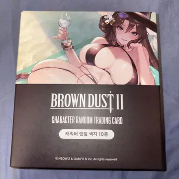 브라운더스트2 C106 랜덤 색지 1BOX