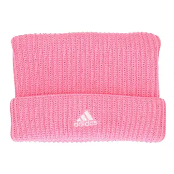adidas 핑크 비니 니트 모자 고양이 귀