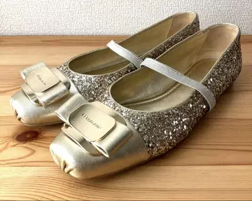 현행 정가 115500엔 Ferragamo 페라가모 발레리나 리본