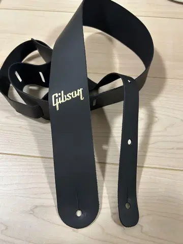 Gibson 블랙 가죽 스트랩