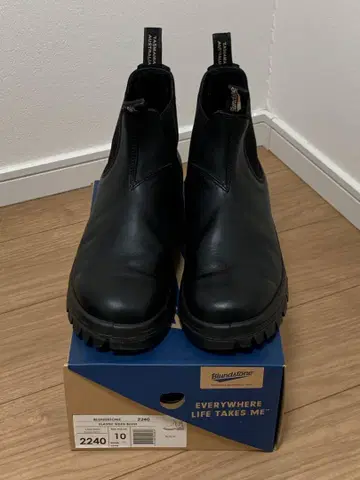 Blundstone 사이드 고어 부츠 10 블랙 블런드스톤