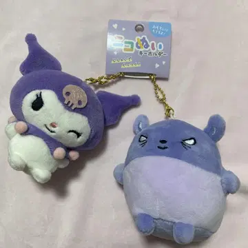 Kuromi, paku 니코모이 키링 봉제 인형 세트