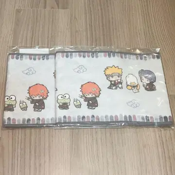 NARUTO -나루토- 질풍전 산리오 아카츠키 머플러 타월 2종 세트