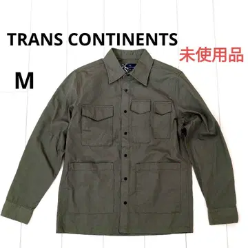 미사용품 밀리터리 셔츠 TRANS CONTINENTS 카키색 M