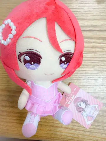 러브 라이브 GiGO 한정 봉제 인형 girly pink 니시키노 마키
