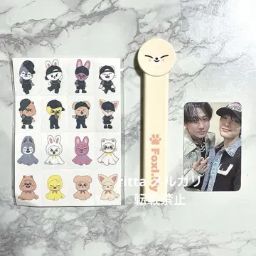 FoxINy 부채와 스티커 세트