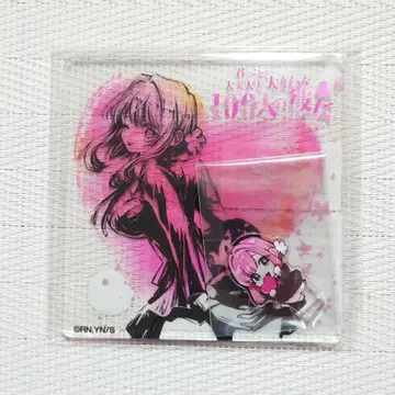 100카노 먹그림 TSUTAYA 아크릴 스탠드 코스터 하나조노 하카리