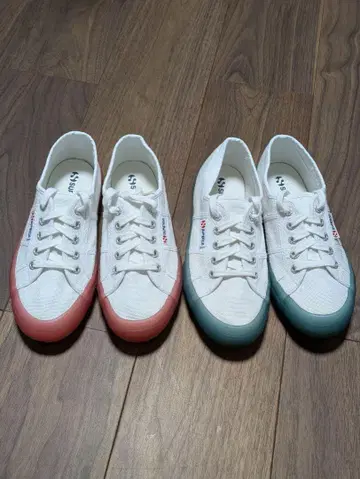 SUPERGA 스니커즈 화이트/핑크 37
