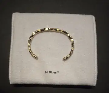 All Blues SNAKE BRACELET CARVED GOLD