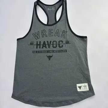 언더아머 WREAK HAVOC 프로젝트 락 탱크탑 그레이 M