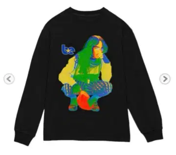Billie Eilish Long T AMEX 한정판 사이즈 L 롱티