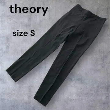theory 띠어리 이지 린넨 테이퍼드 팬츠 슬림 블랙 S 사이즈