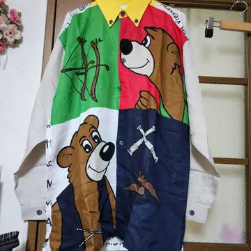 HAPPY MILES SPORT 컬러풀 긴팔 셔츠 L
