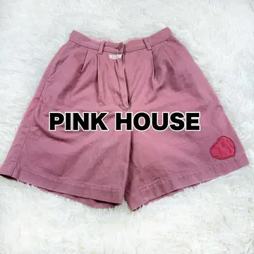 PINK HOUSE 핑크하우스 핑크 숏팬츠 하트 자수