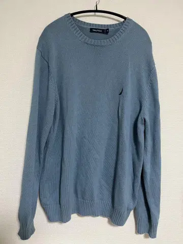 NAUTICA 블루 니트 스웨터