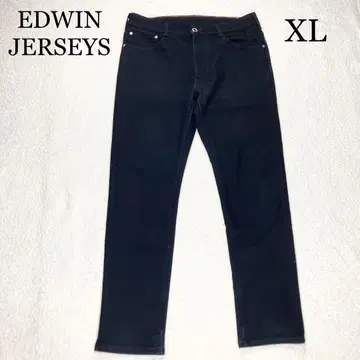 EDWIN JERSEYS 데님 블랙 스트레치 XL JMH32