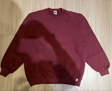 Russell Athletic 90s 버건디 맨투맨 XL 사이즈