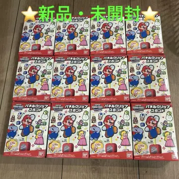 새상품 미개봉 슈퍼 마리오 패널 클립 스탠드 16개 세트