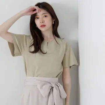 플레어 소매 골지 니트 / proportion bcdy dressing