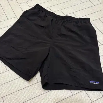 patagonia 블랙 배기즈 롱 7인치 M