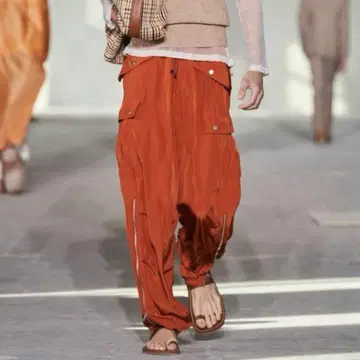 24ss DRIES VAN NOTEN 드로우 스트링 카고 팬츠 M