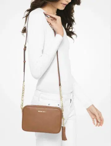 MICHAEL KORS 브라운 숄더백