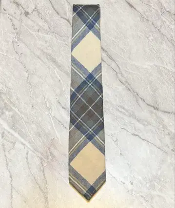 LOCHCARRON 로캐런 타탄 체크 울 내로우 타이