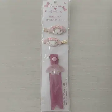 리즈리사 LIZLISA 산리오 마이멜로디 앞머리 클립 은테 홀더