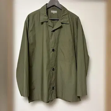 새상품급 MARGARET HOWELL 오픈 카라 셔츠 자켓 20SS