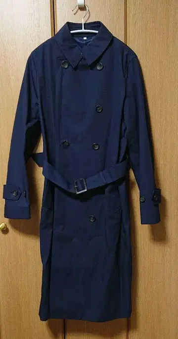 트렌치코트 네이비 컬러 무인양품 새상품 L