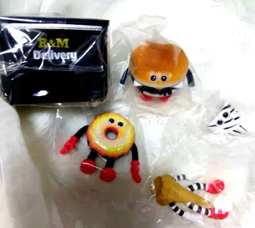 오늘만 가격 인하 햄버거 도넛 아이스 데리버리 백 피규어