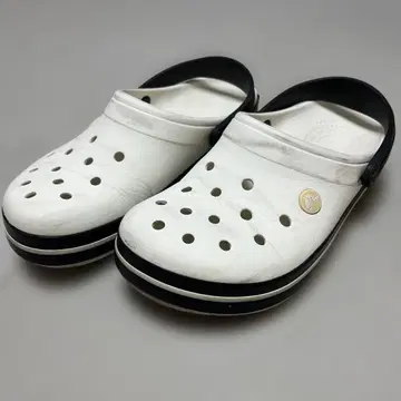 crocs 클로그 샌들 화이트 블랙