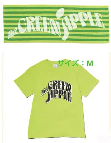 Mrs. GREEN APPLE MGA 썸머 티셔츠 M 타월