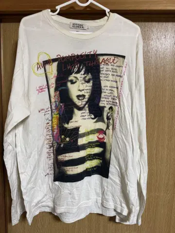 HYSTERIC GLAMOUR 그래픽 롱 T셔츠 L