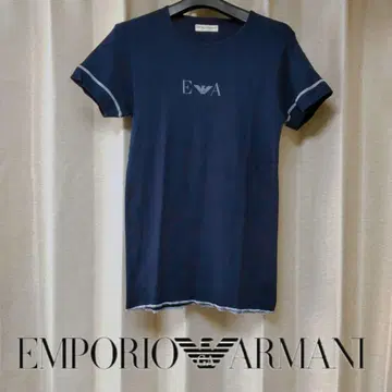 새상품급 EMPORIO ARMANI UNDERWEAR 티셔츠 다크 네이비