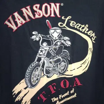 VANSON 반손 T셔츠 데스래빗 크로우즈 사이즈 L