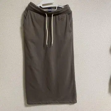 GAP 브라운 스웨트 롱 스커트