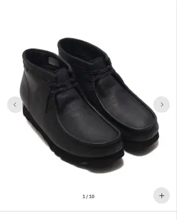 Clarks WALLABEE BT GTX 블랙 가죽