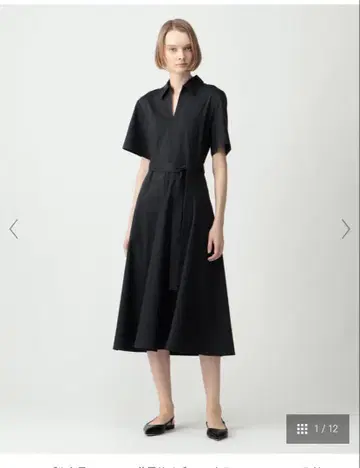 띠어리 Good Crunch Wash Short Sleeve Dress