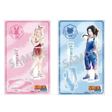 NARUTO 애니멀 사스케 사쿠라 아크릴 스탠드