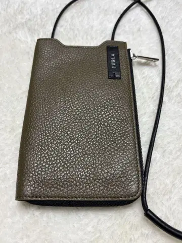 FURLA 스마트폰 숄더백 올리브 그린